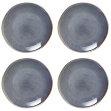 Cookinglife Side Plates / Dessert Plates Serene Blue Ø 20 cm - Pottery - 4 pieces