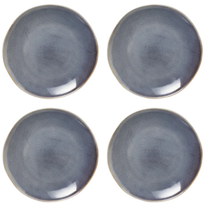 Cookinglife Side Plates / Dessert Plates Serene Blue Ø 20 cm - Pottery - 4 pieces