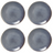 Cookinglife Side Plates / Dessert Plates Serene Blue Ø 20 cm - Pottery - 4 pieces
