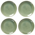 Cookinglife Side Plates / Dessert Plates Serene Green Ø 20 cm - Pottery - 4 pieces