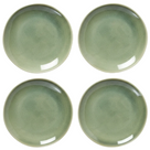 Cookinglife Side Plates / Dessert Plates Serene Green Ø 20 cm - Pottery - 4 pieces