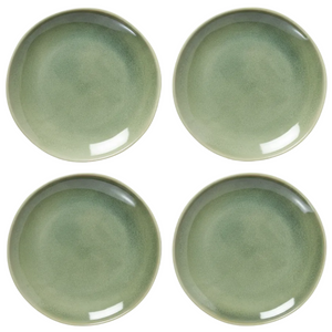 Cookinglife Side Plates / Dessert Plates Serene Green Ø 20 cm - Pottery - 4 pieces