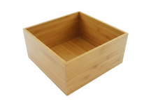 Cookinglife Cutlery Tray Organic Bamboo 15 x 15 x 7 cm