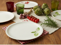 Cookinglife Pizza Plate Tomato - Pepper - Basil ø 30 cm - 6 pieces