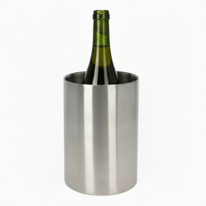 Cookinglife Wine Cooler Brushed Stainless Steel ø 12 x 18 cm