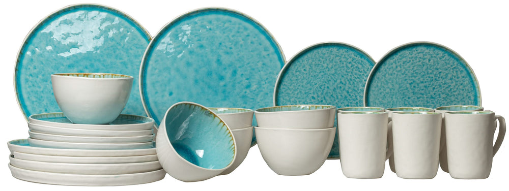 Cosy & Trendy Tableware set Laguna Azzurro - 24-piece / 6 people