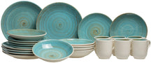 Cosy & Trendy Tableware set Turbolino - Blue - 24-piece / 6 people