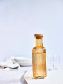 Cosy & Trendy water carafe with Cork - Raya - Ochre - 1 Liter