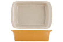 Cosy & Trendy Small Baking Dish / Serving Dish Stoneware Fontestic Amber Gold - 16 x 10 x 3.5 cm / 350 ml