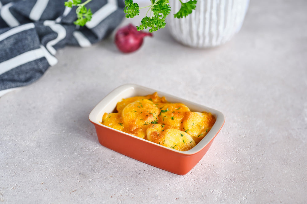 Cosy & Trendy Small Baking Dish / Serving Dish Stoneware Fontestic Rust - 16 x 10 x 3.5 cm / 350 ml