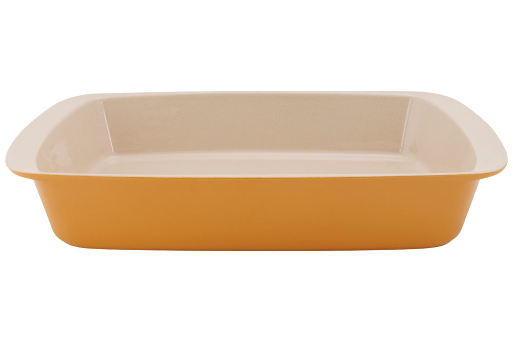 Cosy & Trendy Oven Dish Stoneware Fontestic Amber Gold - 34 x 21 x 5.5 cm / 2.3 Liter