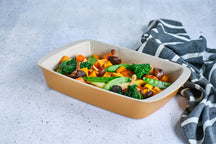 Cosy & Trendy Oven Dish Stoneware Fontestic Amber Gold - 34 x 21 x 5.5 cm / 2.3 Liter