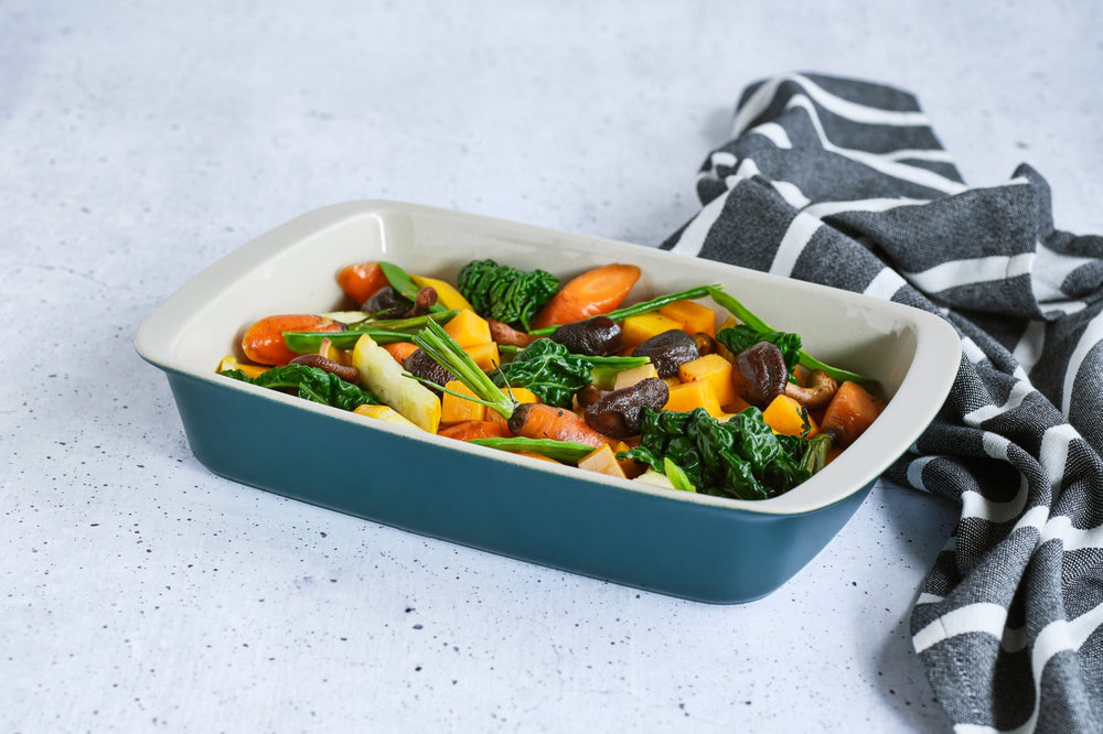 Cosy & Trendy Oven Dish Stoneware Fontestic Green Heron - 34 x 21 x 5.5 cm / 2.3 Liter