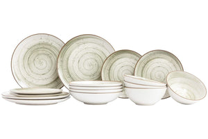 Cosy & Trendy Dinnerware Set Sintra Ivy Green 16-piece / 4 people