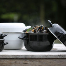 Cosy & Trendy Mussel pan - Induction suitable - Black - ø 18 cm / 2.8 liters