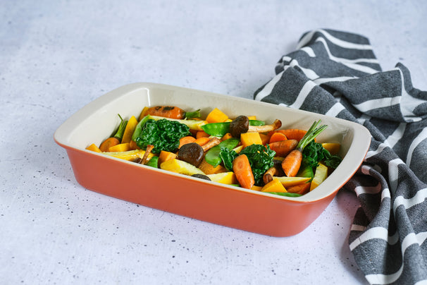 Cosy & Trendy Oven Dish Stoneware Fontestic Rust - 34 x 21 x 5.5 cm / 2.3 Liter