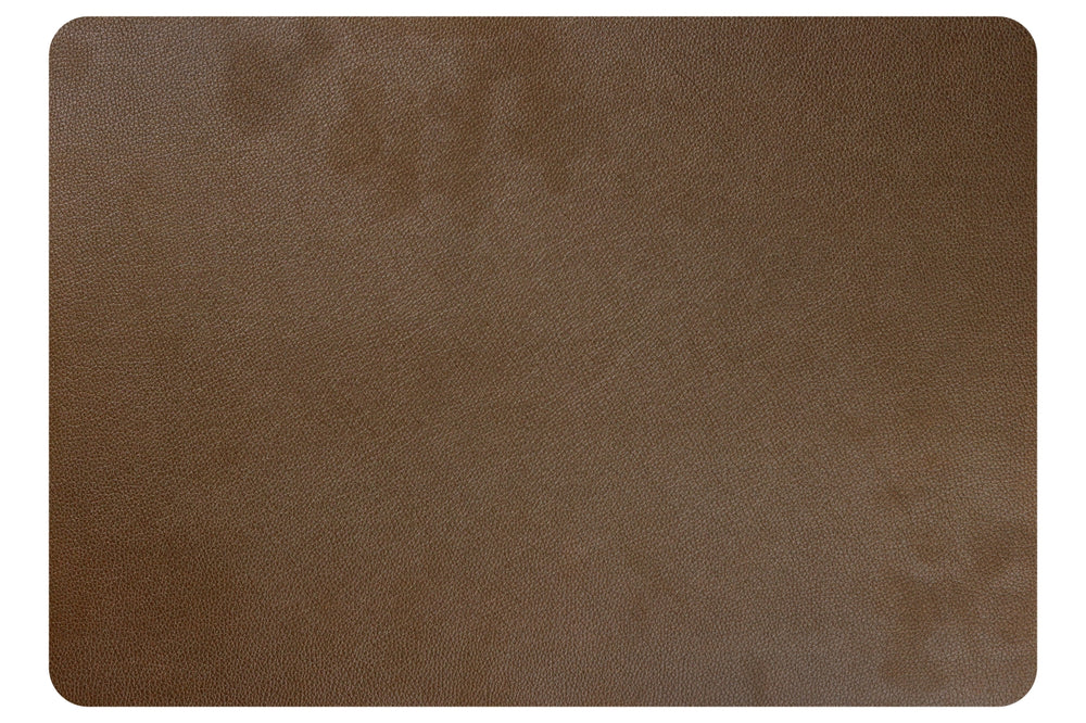 Cosy & Trendy Placemats Leather Look Lead Gray 43 x 30 cm - 6 pieces