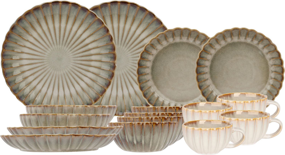 Cosy & Trendy Tableware set Astera Pearl 16-piece