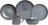 Cosy & Trendy Tableware set Kentucky Grey - 20-piece / 4 people