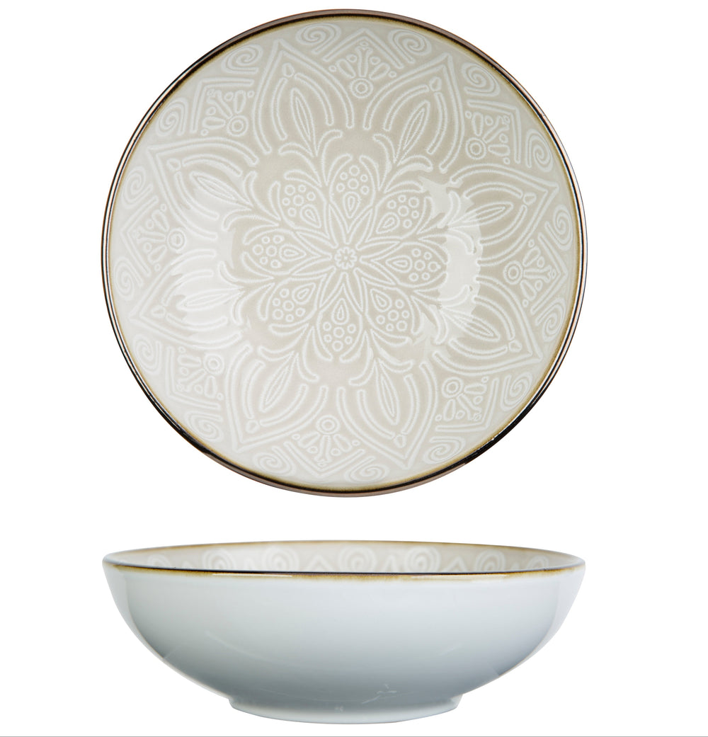 Cosy & Trendy Dinnerware Set Murano - 18 pieces / 6 people - 6 dinner plates, 6 side plates, and 6 pasta bowls