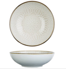 Cosy & Trendy Dinnerware Set Murano - 18 pieces / 6 people - 6 dinner plates, 6 side plates, and 6 pasta bowls