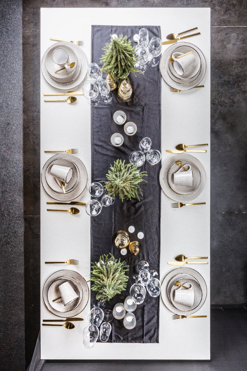 Cosy & Trendy Breakfast Plates / Dessert Plates Murano Beige ø 20 cm - 6 pieces