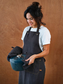 Cosy & Trendy Kitchen Apron D'nim Dark Blue