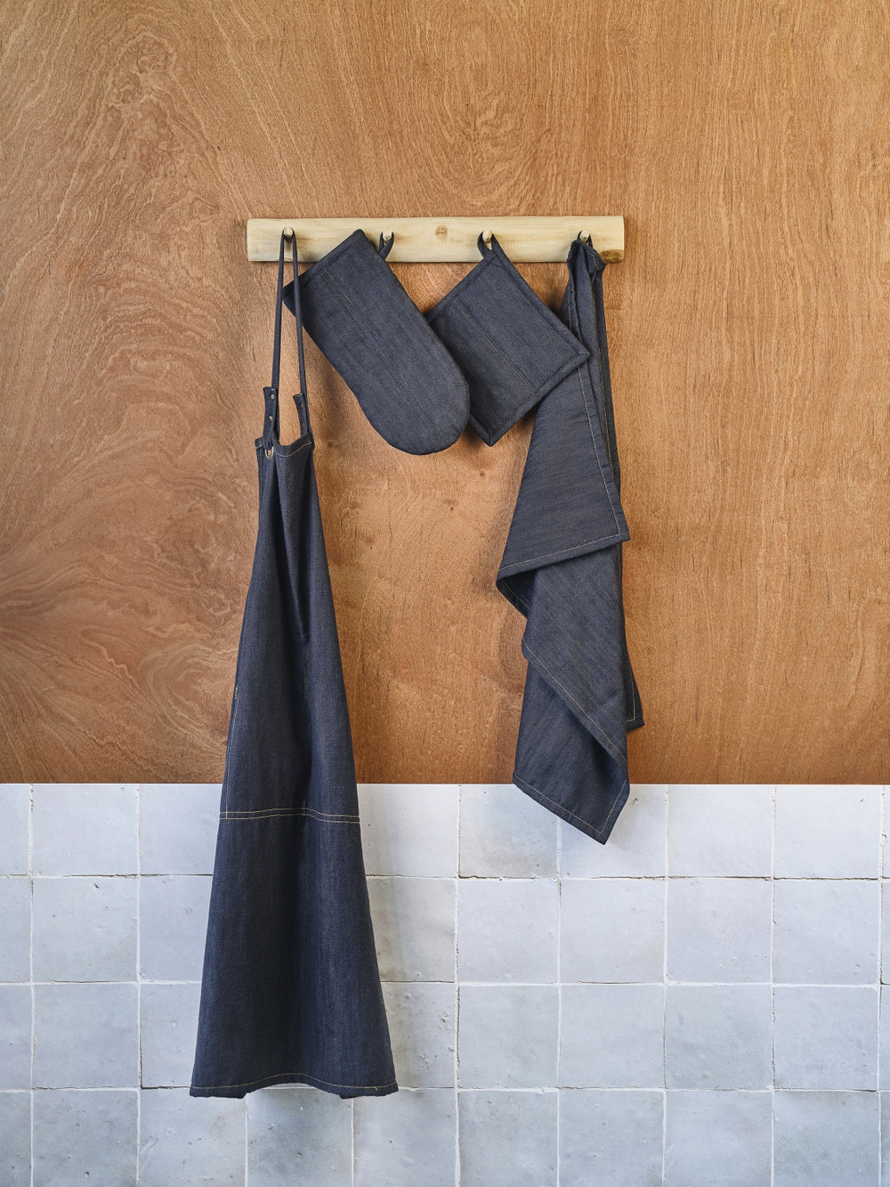 Cosy & Trendy Pot Holder D'nim Dark Blue 20 x 20 cm