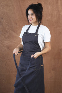 Cosy & Trendy Kitchen Apron D'nim Dark Blue