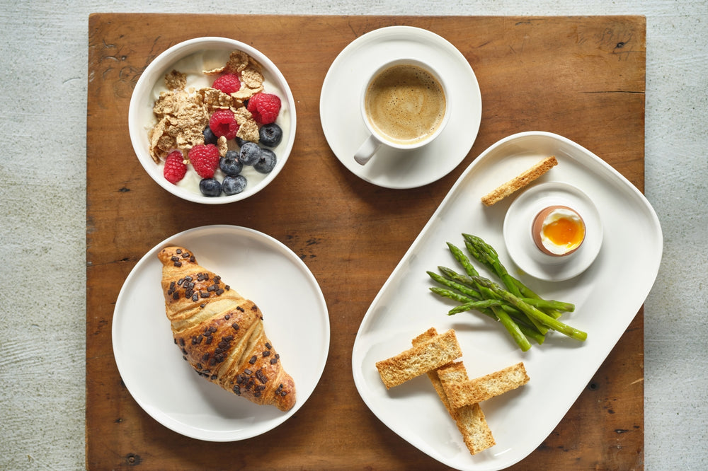 Cosy & Trendy Breakfast Plates / Dessert Plates Moon White ø 19 cm - 4 pieces