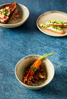 Cosy & Trendy Soup Bowls / Bowls Onna Sand-Green ø 15 cm - 6 pieces