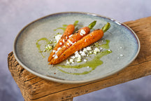 Cosy & Trendy Tableware Set Onna Sand Green - 18 pieces / 6 people - 6 dinner plates, 6 side plates, and 6 pasta bowls