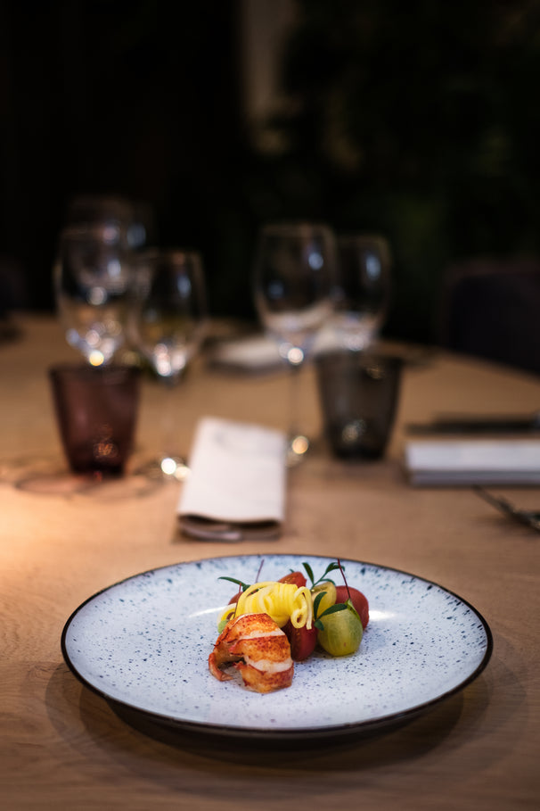 Cosy & Trendy Tableware Set Tessa Blue - 18 pieces / 6 people - 6 dinner plates, 6 side plates, and 6 pasta bowls