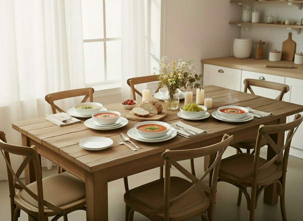 Cozy & Trendy Toulouse Dinner Plates ø 26.5 cm - Set of 6