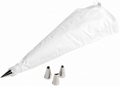 Cosy & Trendy Piping Bag Nylon 33x19 cm - 4 Stainless Steel Tips - Reusable