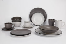 Cosy & Trendy Tableware set Speckle - Gray - 18-piece / 6 people