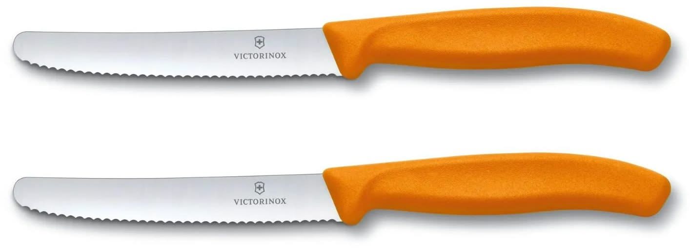 Victorinox Buy Tomato Sausage Knife Swiss Classic Orange 11