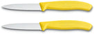 Victorinox Peeler Swiss Classic - Yellow - Serrated - 2 pieces