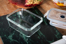 Sareva Vacuum Oven Trays / Freshness Trays - Heat Resistant Glass - 3 piece set / 485 ml + 970 ml