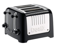 Dualit Toaster Lite - 4 slots - black - D46225