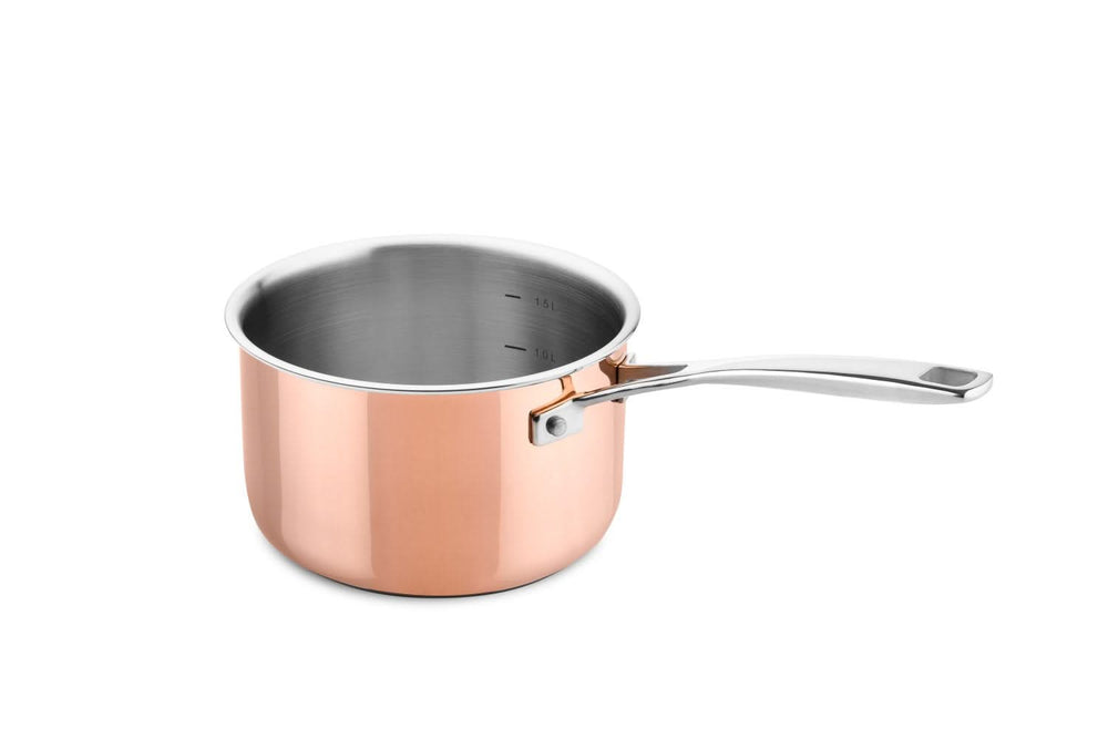 DUCQ sauce pan with lid - Copper - ø 16 cm / 1.5 liter