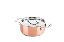 DUCQ Cookware set (Cooking pan ø 18 / 20 / 20 cm + sauce pan ø 16 cm) + Lids - Copper - 4 piece set