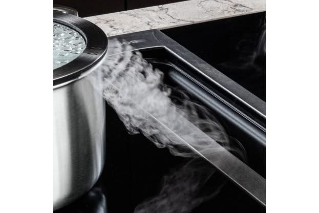 DUCQ Cooking pan - Downdraft - stainless steel - ø 24 cm / 6 liters