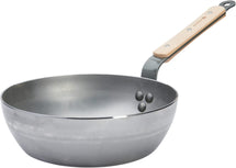 De Buyer sauté pan - Sauteuse - Mineral B Wood - ø 24 cm / 2.5 liter - without non-stick coating