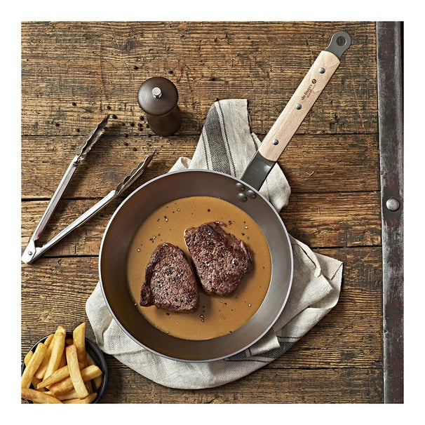 De Buyer Frying pan Mineral B Wood - ø 26 cm - without non-stick coating