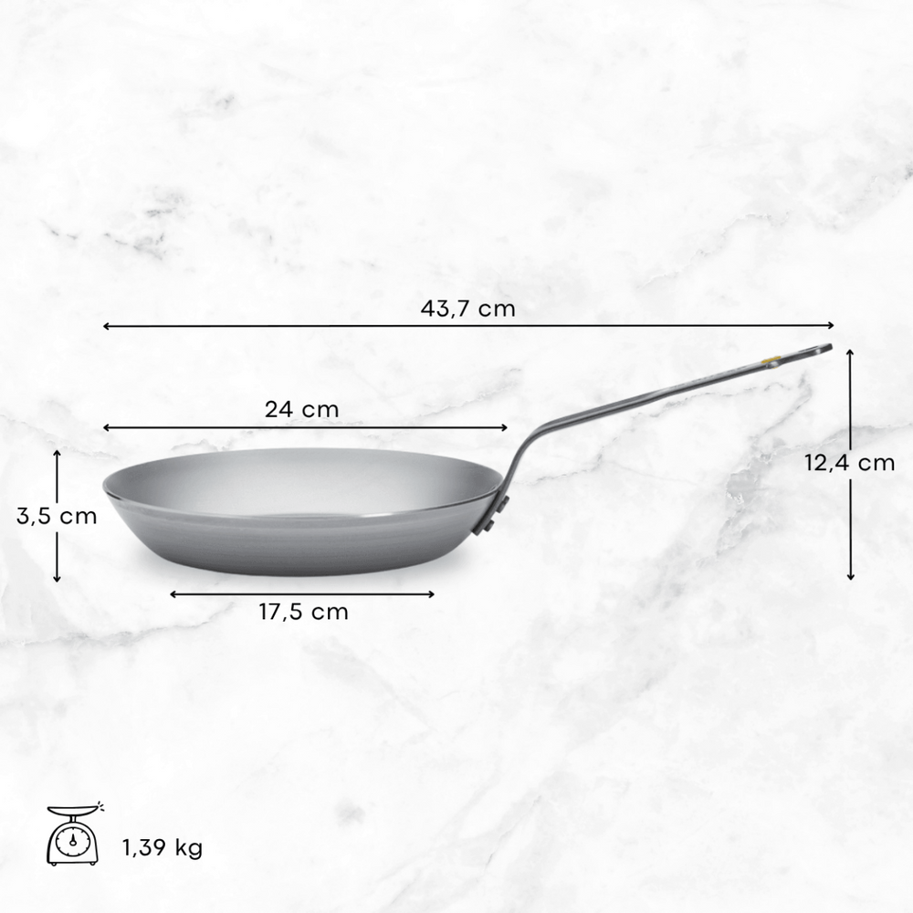 De Buyer Frying pan Mineral B Element - ø 24 cm - without non-stick coating