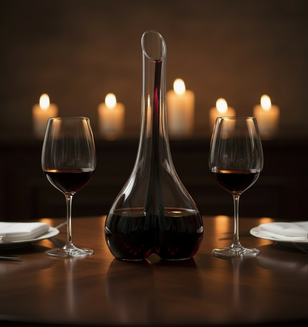 Riedel Decanter Black Tie Smile - Handmade - 750 ml