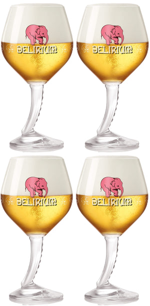 Delirium Beer glasses on Foot - 330 ml - 4 pieces