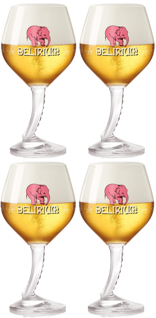 Delirium Beer glasses on Foot - 330 ml - 4 pieces
