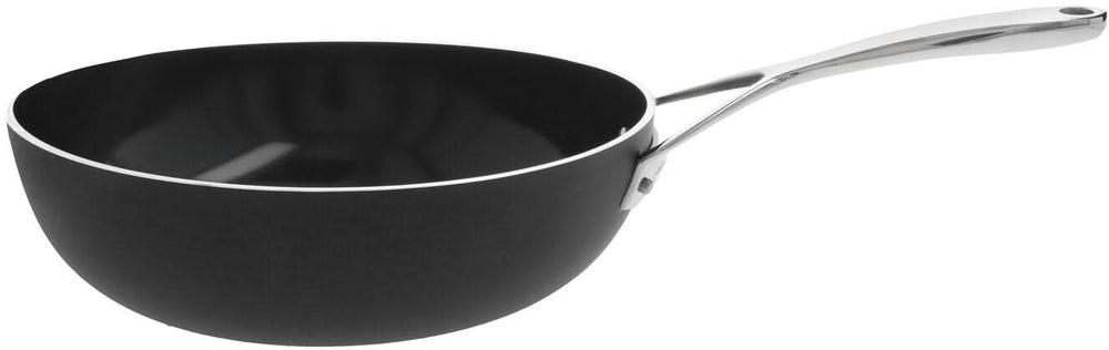 Demeyere Wok pan Alu Plus 3 - Ceraforce - ø 28 cm -. Ceramic non-stick coating